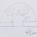 來自西班牙雕塑家–Nando Alvarez的手稿，輕盈流動的圓弧，搭配波浪造型，就像是一座拱橋，串聯(lián)著東西方的文化與共存。