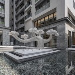 公共藝術(shù)品-雲(yún)與樹 實(shí)景圖