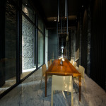 會議室-石材立面光影