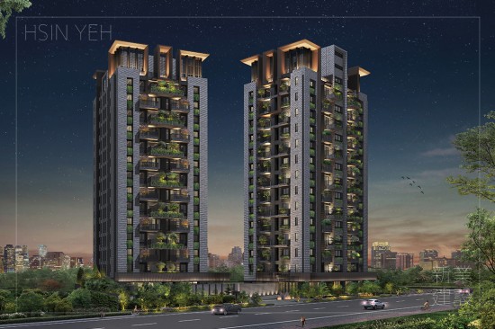 『新業(yè)14期 大塊藏硯』位於臺(tái)中北屯區(qū)，盡藏馥綠之美，近享繁華之最，磅礡四季造景，離塵不離城，打造高質(zhì)感家居。