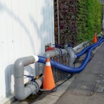 為保障地下室施工期間的安全，將抽出的地下水提供給有需要的中科產(chǎn)業(yè)及附近的住戶。