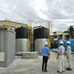 新業(yè)善盡社會責(zé)任，協(xié)助自來水廠設(shè)置淨(jìng)水、取水等設(shè)備，以最小成本、最大效益提供臺中市穩(wěn)定的民生用水。