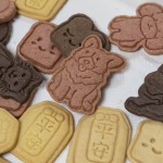 不同造型及口味的手工餅乾，香噴噴地出爐了！迦南園的手作餅乾使用天然色素：紅麴、巧克力、香草、南瓜，不加防腐劑與添加物，老少咸宜。