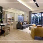 優(yōu)雅的廳房以開放式的動線銜接，寬敞明亮之姿，與家人友人相聚，伴隨溫馨與嬉鬧，融為一景，編織成一幕幕美麗的回憶。