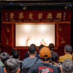 『西遊記-金兜山獨角青?！豢粗鴮O悟空如何對付獨角青牛，救出師父與師弟們，藝師以生動的演繹手法、有趣的口白，圈起在座來賓的目光。