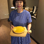 熱騰騰的的檸檬塔完成囉！