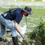 屈膝、彎腰，以謙卑的心態(tài)拾起人們圖方便而製造出的廢棄物，淨溪的目的也是攔截100%本土創(chuàng)造出的垃圾，不讓其落入大海，任其於汪洋大海中漂流到世界各地。
