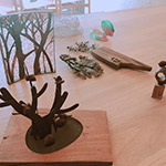 【大樹˙小鳥˙貓?jiān)陂L(zhǎng)凳上】