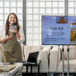 再次攜手臺(tái)中地方職人 ＃Vision Art，帶領(lǐng)大家認(rèn)識(shí)不同媒材趣味，共築色彩回憶。