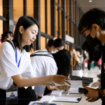 仔細(xì)核對(duì)住戶的資料及確認(rèn)票券張數(shù)，為的就是要讓新業(yè)住戶們?cè)诨顒?dòng)中留下難忘回憶。