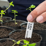 為每一種樹(shù)種繫上標(biāo)籤，清楚標(biāo)示樹(shù)種名稱、分盆日期、種子採(cǎi)集地、生產(chǎn)批號(hào)、水分、遮光級(jí)數(shù)，方便日後記錄與維護(hù)。