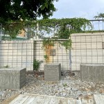 灌漿之後的雛形，彷彿為街道家具填滿靈魂，就只差外型的佈置及修飾了！