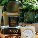 伴手禮致贈-新業(yè)客製吸水杯墊，實用與美觀的設計，陪伴住戶在日常生活中，回想起今日藝文時光的美好與感動。