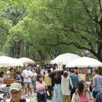 感謝當(dāng)日趕集的每一位好友，循著那一抹春日風(fēng)光，為靜謐的綠色隧道，留下一片歡樂(lè)的景色。