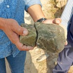 選擇表面上有些許青苔的「苔石」，作為溪流瀑布區(qū)的砌石。將天造之物與『大塊森鄰』的日常景色融合為一。