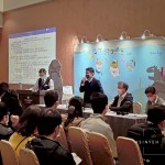 新業(yè)建設(shè) 邱正光 副總(圖中)代表致詞，歡迎並感謝抽空參與的每一位家族夥伴。