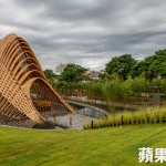 「竹跡」位在豐原展區(qū)第4區(qū)（葫蘆墩親水公園），佔(zhàn)地1388平方米。業(yè)者提供
