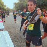 跑者盡情揮汗，堅(jiān)持不懈每一步都是超越自己的運(yùn)動(dòng)精神！
