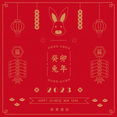 虎辭勝歲，兔躍新程